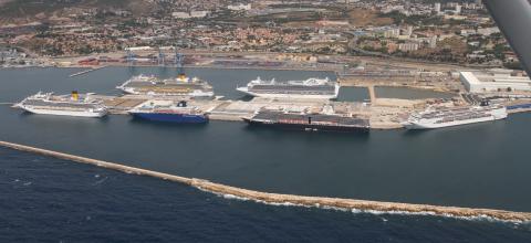 Marseille welcomes 7 cruise ships simultaneously | MedCruise