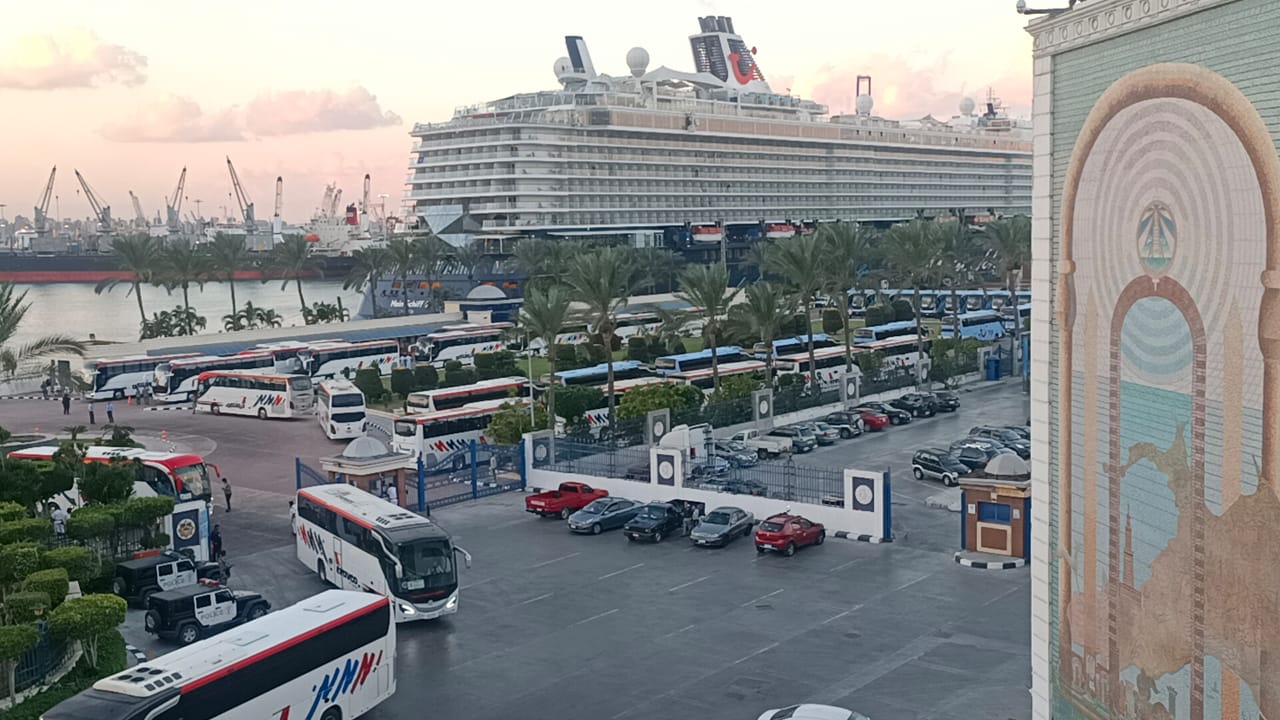 Alexandria Port has been experiencing a significant uptick in cruise calls, with several large vessels docking at its terminals in recent weeks (Image at LateCruiseNews.com - November 2024