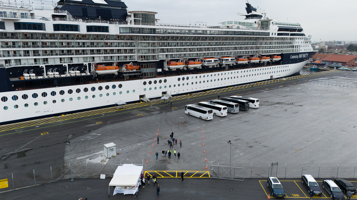 The cruise season in the Port of Thessaloniki commenced today for the second consecutive year with the arrival of the cruise ship Celebrity Infinity from Celebrity Cruises (Image at LateCruiseNews.com - February 2025)